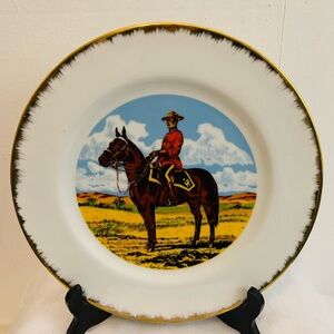 1960s Royal Canadian Mounted Police Collectors Plate-Japan